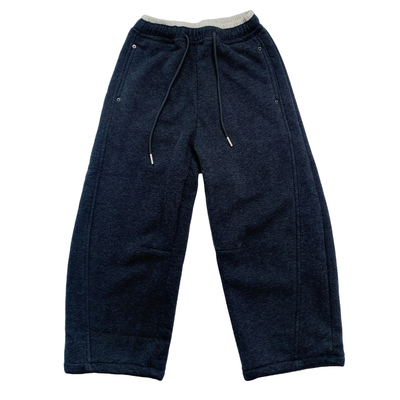 大e小e2025冬加绒休闲裤针织裤