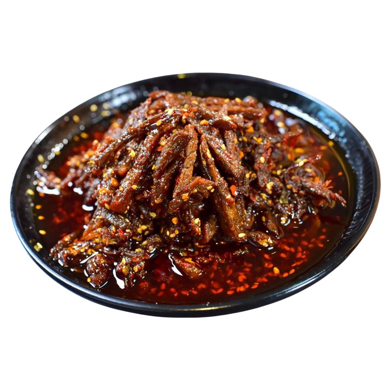 四川内江冷吃香辣牛肉干500g即食