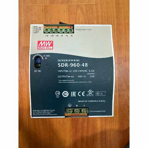 询价下单台湾明纬导轨电源SDR-960-48 ， 48v 20a ，