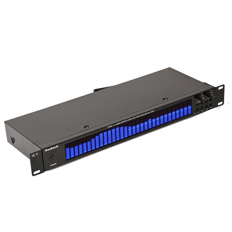 山宇EQ5000前级均衡器调音U盘蓝牙6.0频谱显示家用舞台卡农输出