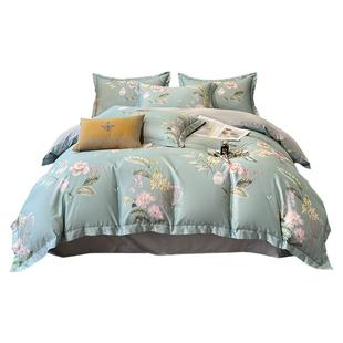 A类印花长绒棉被套200x230cm被罩纯棉单件大尺寸248X228床上用品