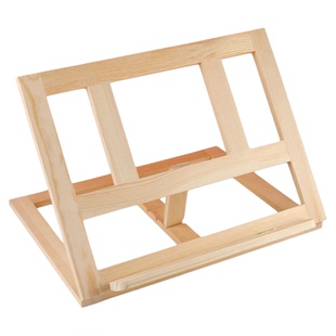 镂空桌面画板架可折叠台式实心画板架便携展示架素描画板画架套装儿童小画架支架式手提木质架子初学者绘画架