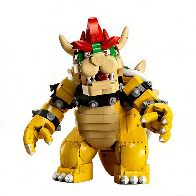 强大的酷霸王马里奥系列拼装积木