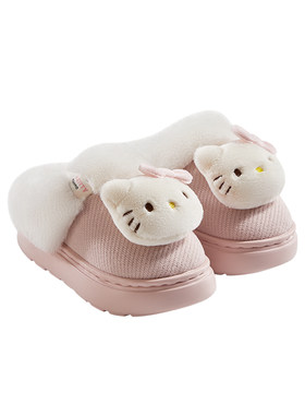 朴西云桂HelloKitty儿童棉拖鞋女