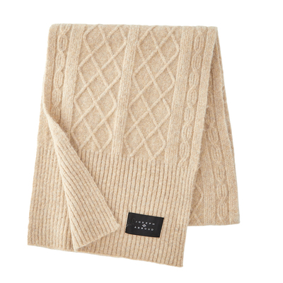 爱堡德针织围脖保暖羊毛混纺围巾