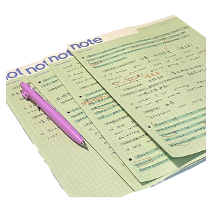 小红书同款复古工业风简约B5拍纸本可撕学生笔记本高颜值便签本学生党好物推荐小众