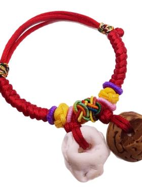 桃核胡篮木黑狗牙猪精骨手链