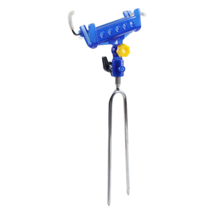 鱼竿支架加固海杆支架炮台自锁鱼竿架杆手钓鱼两用多功能地插自动