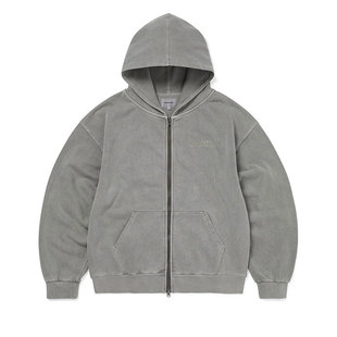 thisisneverthat® Waffle Lined Zip Up Hoodie25年连帽卫衣外套