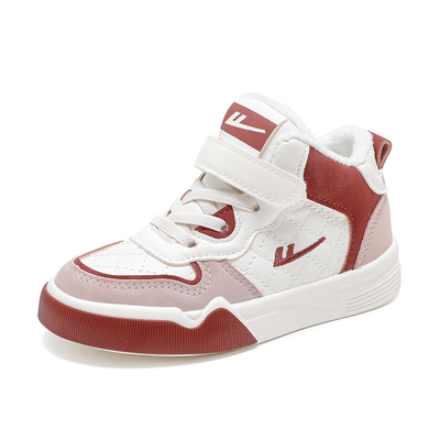 回力女童加绒二棉鞋高帮