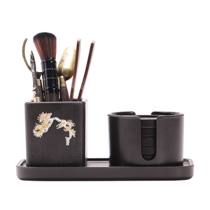 茶道六君子套装高档家用泡茶工具茶杯垫杯托组合功夫茶具配件大全