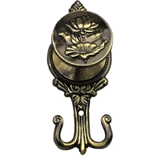 直销传通款式绑带绳适用窗帘挂钩锌合金加厚玫瑰花红古铜掌柜推荐