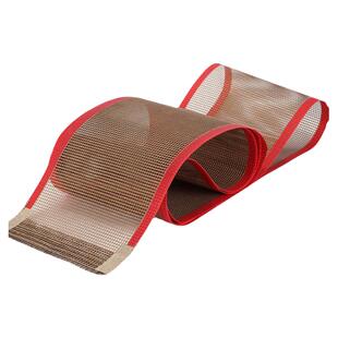 耐高温特氟龙网格输送带防粘食品级铁氟龙网带UV热收缩膜包机网