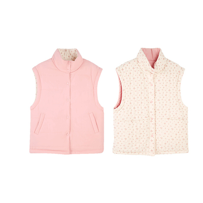 安之伴【巨保暖】三层夹棉马甲睡衣女款冬季加厚两面穿背心家居服