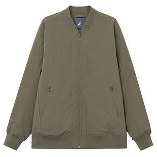 NAUTICA/诺帝卡男装冬季登山呢透气休闲棒球夹克棉服JC3301