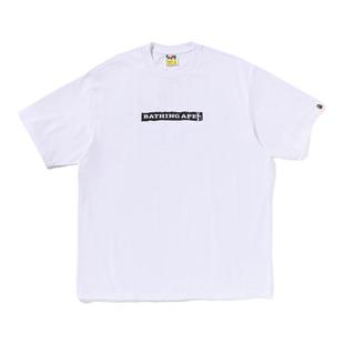 BAPE男装24年秋冬猿人字母多图案印花短袖T恤110332N