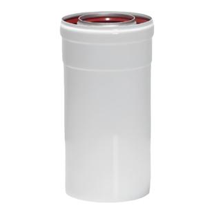 80/125燃气壁挂炉烟囱管双层加长烟道铸铝冷凝采暖炉排烟直管弯头