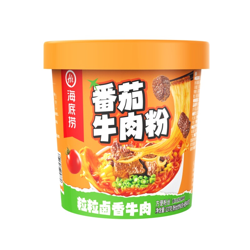 海底捞肉沫酸辣粉牛肉粉爆肚粉