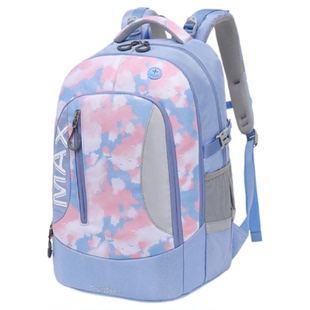 新款初中生书包大容量高中生男生4到9年级护脊减负男超轻双肩背包