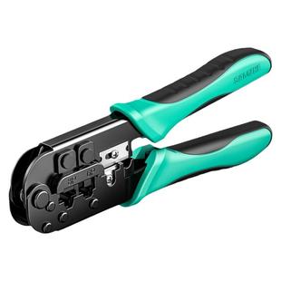 山泽专业级网线钳水晶头压线钳子网络钳子接网线电话制作工具套装超五6六7七类工程级8P6P家用多功能剥剪压夹