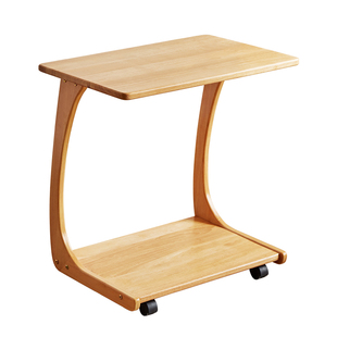 实木沙发边柜侧边柜可移动迷你小茶几简易家用床头小方桌轻奢角几