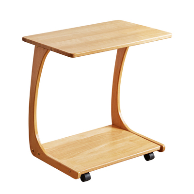 简约现代全实木可移动边几柜