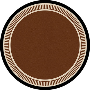 圆桌垫法式中古风圆形餐桌布防水防油免洗防烫茶几台布桌面保护垫