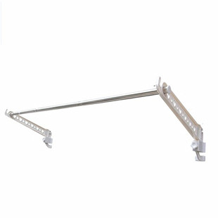 窗框晾衣架子挂衣杆挂窗户创意支架阳台窗台双杆凉衣服晾隐形衣架