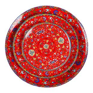 中式金边米饭碗陶瓷创意碗家用2026新款骨瓷碗碟套装大号汤碗面碗