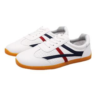 陈家沟拳邦软牛皮牛筋底太极鞋夏季透气网孔男女防滑耐磨武术训练