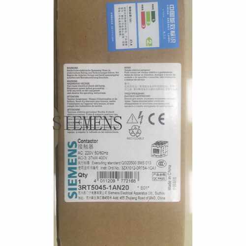 议价西门子接触器3RT5045-1AN20 3RT50451AN20 3RT5045-1AG00