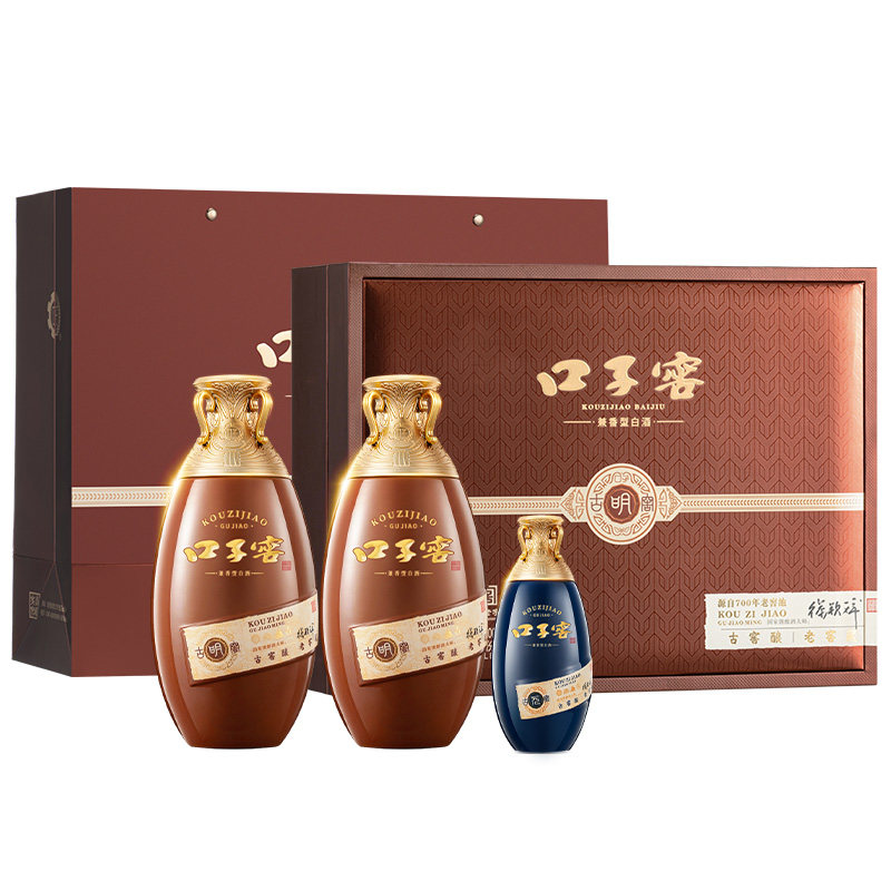 口子窖古窖明礼盒50度500mL*2瓶