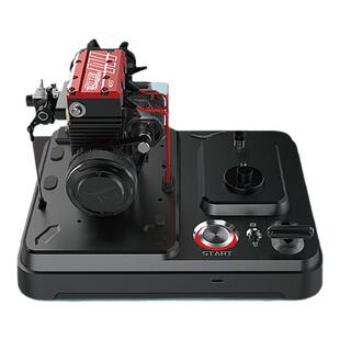 新款燃油双缸发动机拼装模型全金属拓阳甲醇微型迷你引擎机械玩具