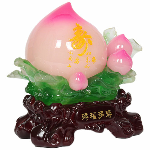 大号寿桃摆件送长辈祝寿贺寿607080大寿工艺礼品老人过寿生日礼物