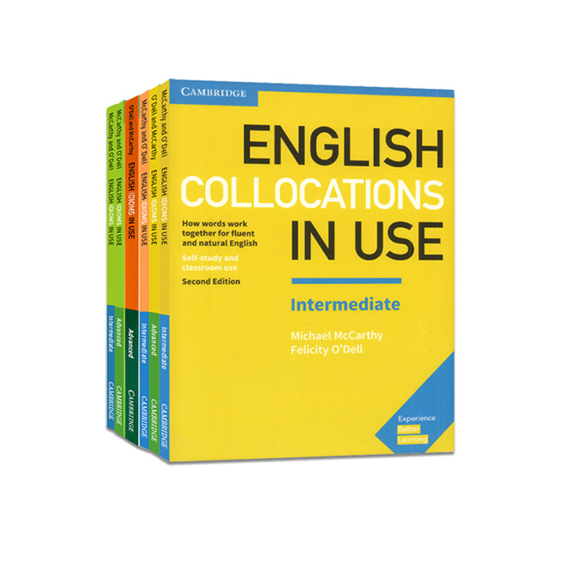 剑桥英语原版工具书English In Use剑桥惯语用书English Idioms In Use剑桥英语短语常用搭配