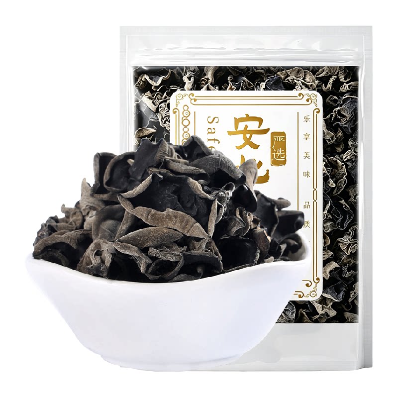 盛耳木耳东北黑木耳干货菌菇肉厚无根爽脆凉拌炒菜火锅木耳