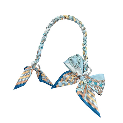 伊芙琳肩带原创设计手工丝巾单肩