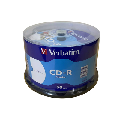 威宝可打印CD刻录盘 蓝釉AZO光碟片 车载MP3空白光盘 音乐碟43438