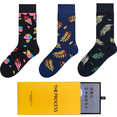 马年本命年红袜子情侣同款2双装