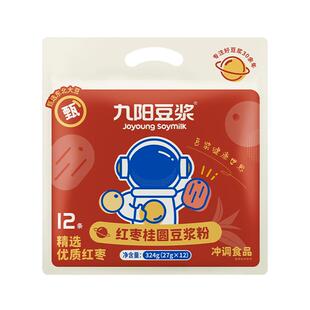 九阳豆浆红枣桂圆豆浆粉324g袋装独立小包装营养早餐甜豆浆冲饮