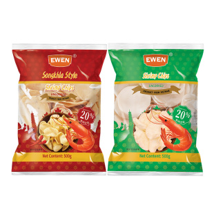 EWEN意文虾片500g越南进口原味宋卡微辣油炸半成品需自己炸大虾片