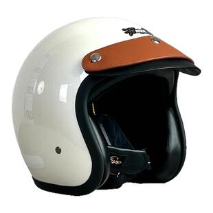 HVA玻璃钢复古半盔摩托车机车头盔四季四分之三男巡航复古头盔