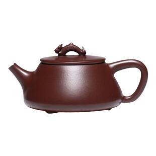 汉唐如意石瓢宜兴紫砂壶功夫茶具紫朱泥手工泡茶壶原矿球孔家用