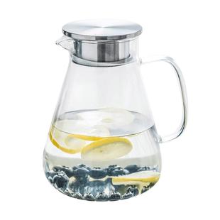冷水壶玻璃耐高温家用凉水壶大容量扎壶玻璃杯泡茶水壶喝水杯套装