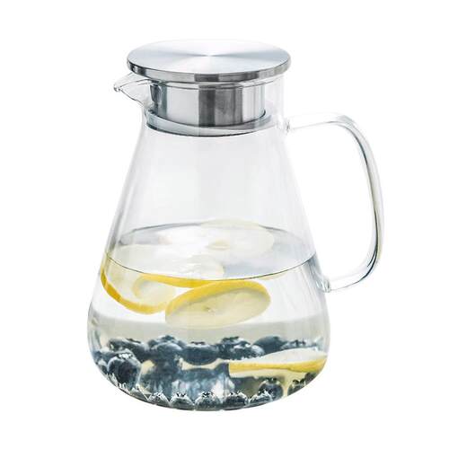 冷水壶玻璃加厚耐高温家用凉水壶大容量扎壶冷泡茶水壶冰箱果汁壶