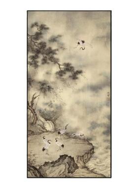 玄关新中式艺术家签约作品挂画