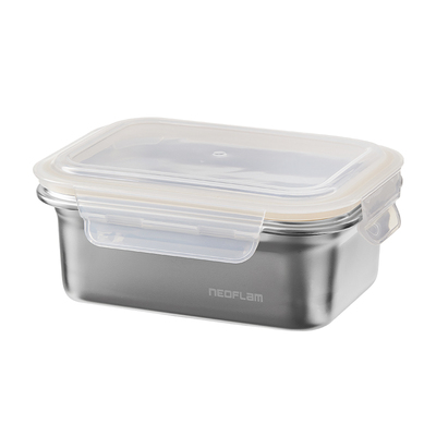 Neoflam不锈钢304保鲜盒长方形