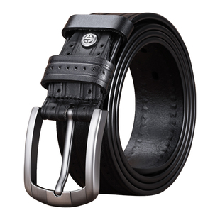 奥康男士针扣皮带节日送老公礼物盒装复古休闲牛仔裤腰带2026新款