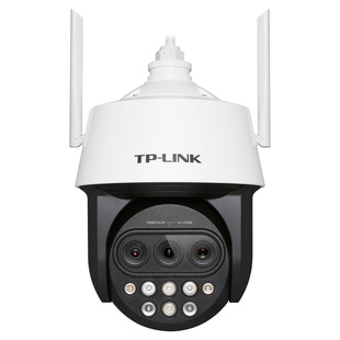 tp-link普联无线20倍变焦监控摄像头红外夜视手机远程监视器人性侦测5G双频WiFi联网语音通话防水防晒