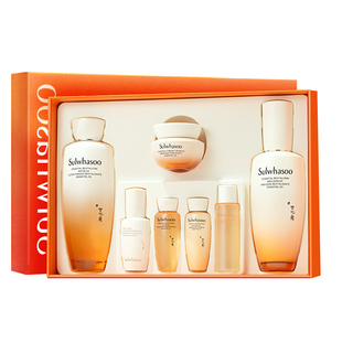 【店播限时立减】雪花秀滋盈琉光润颜水乳人参肌底精华护肤套装